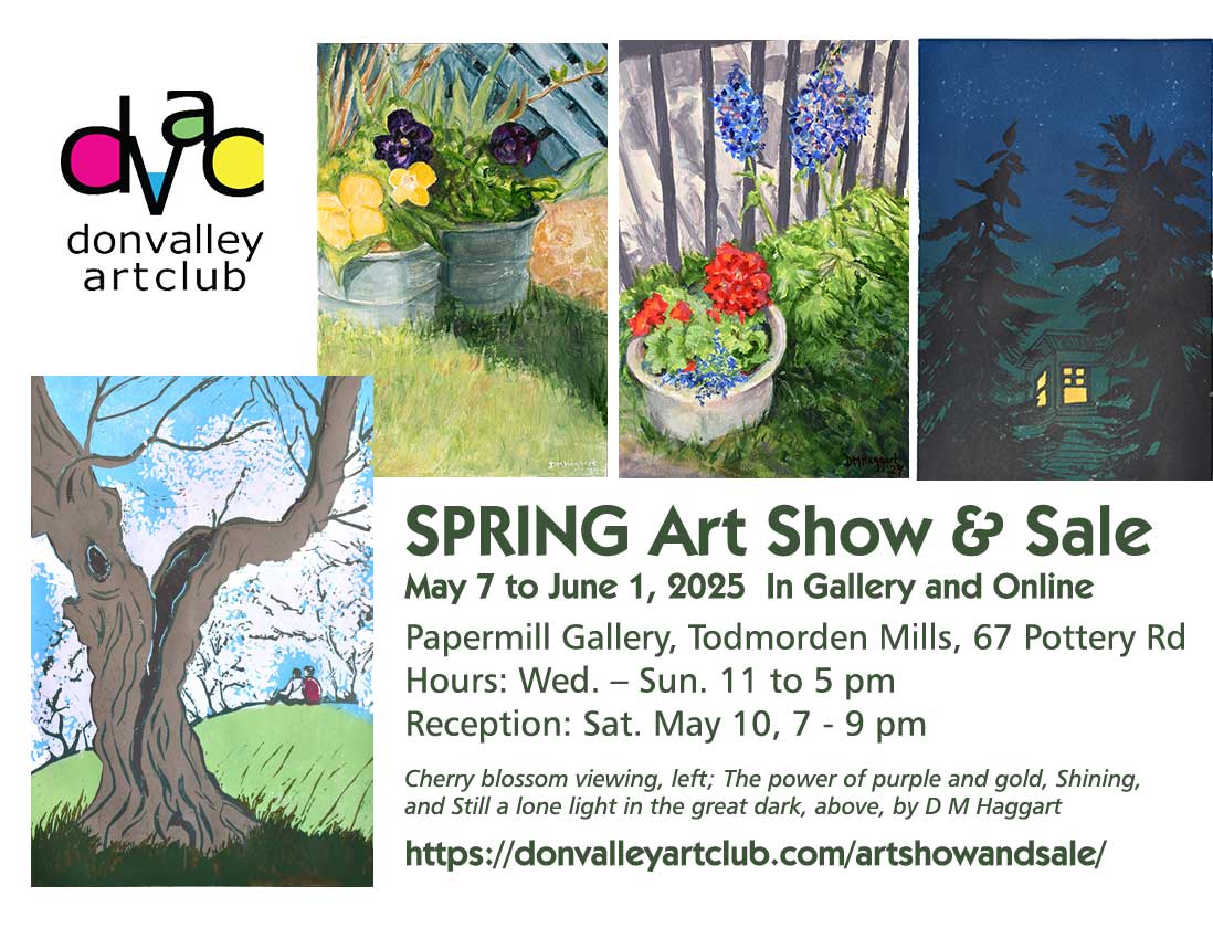 DVAC Spring Art Show & Sale - in person and online.